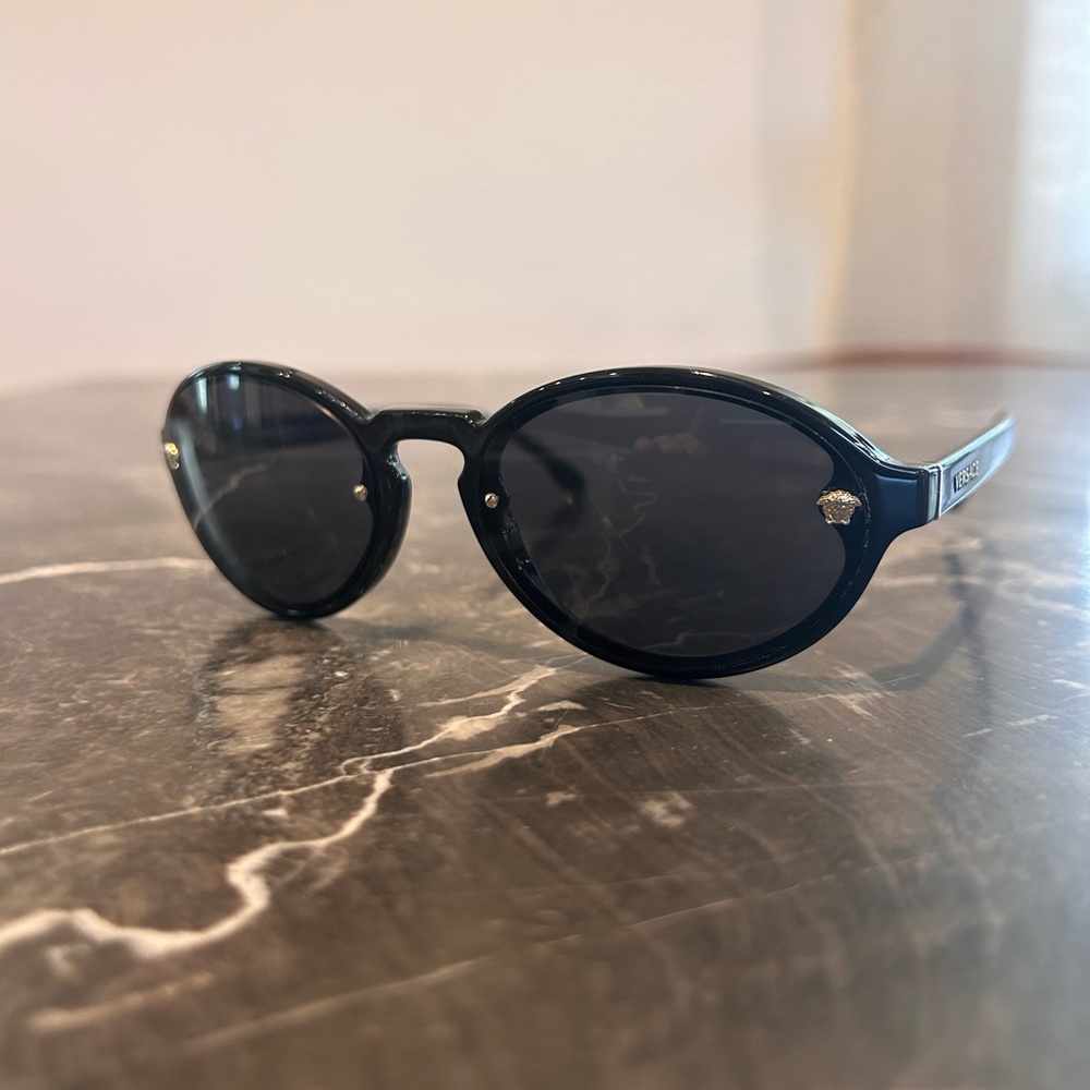 Versace VE4352 black sunglasses.